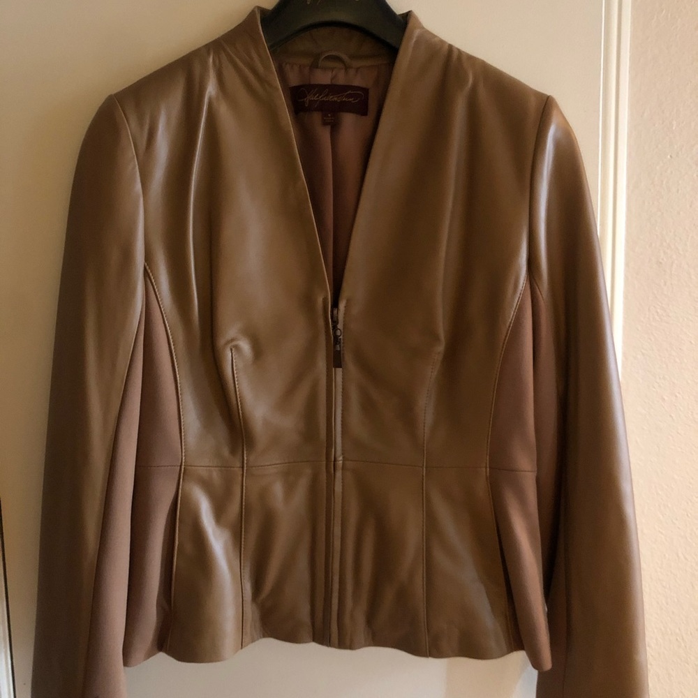 Designer 100% genuine leather jacket